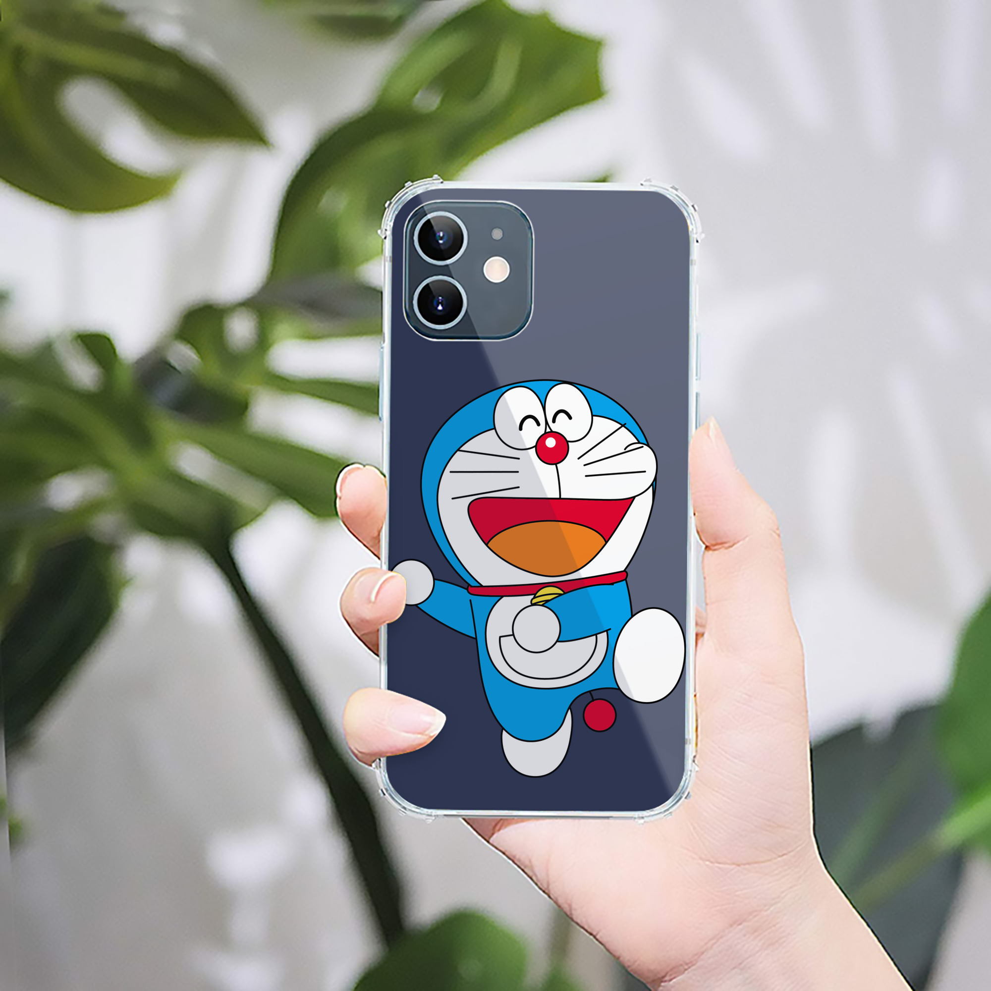 （画像用） ドラえもん Doraemon 【iPhone 12シリーズ対応】透明スマホケース（クリアソフトケース）